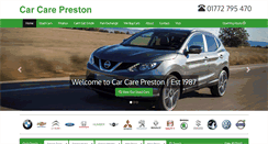 Desktop Screenshot of carcarepreston.co.uk